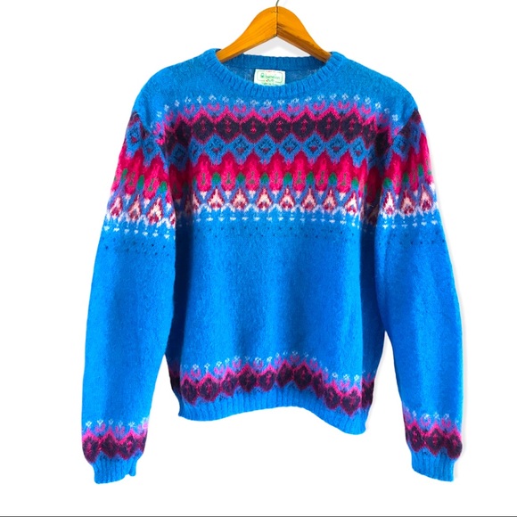 Vintage Benetton Mohair Blend Sweater Made in Italy Size 44 | Medium